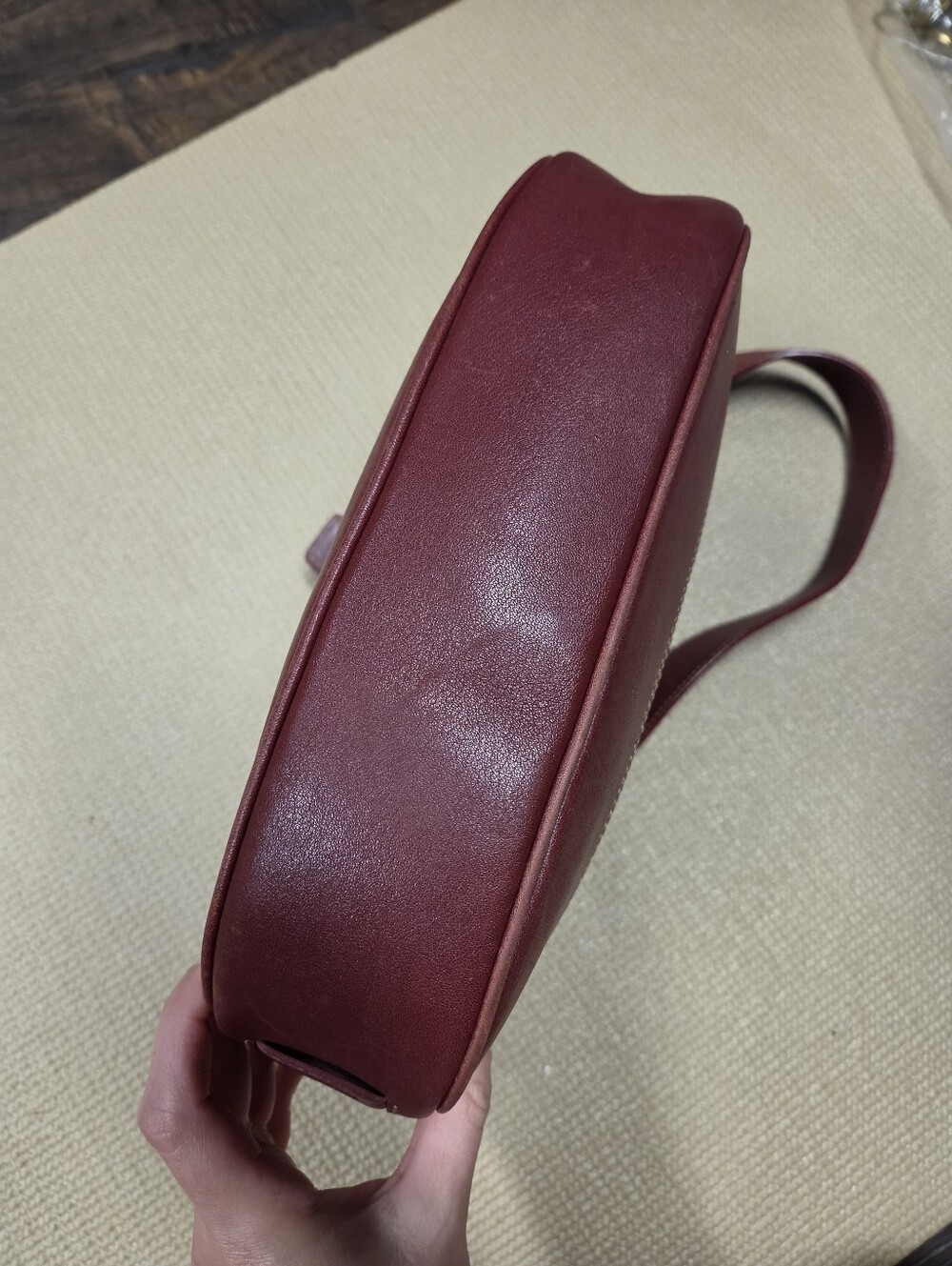 Vintage Y2K Coach Hamptons Soho Burgundy Leather Buckle Shoulder Bag Purse EUC - Picture 8 of 13